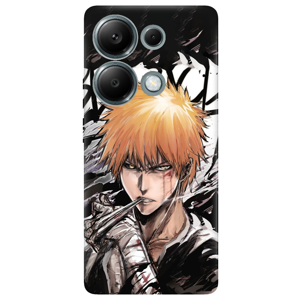 Чехол для Xiaomi Redmi Note 13 Pro 4G прозрачный Ічіго - фото 1 - Чехлы для телефонов