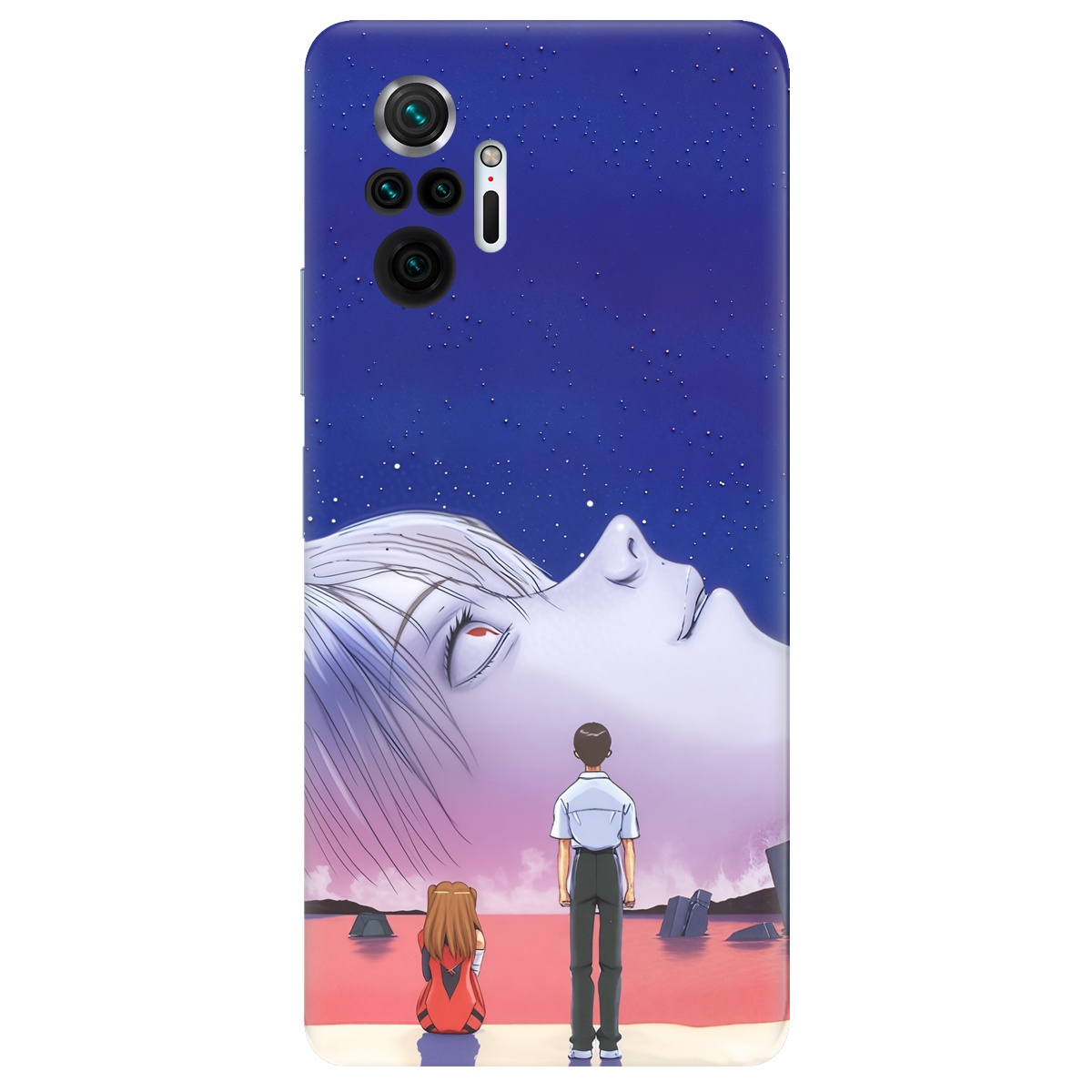 Чохол для Xiaomi Redmi Note 10 Pro прозорий Neon Genesis - фото 1 - Чохли для телефонів