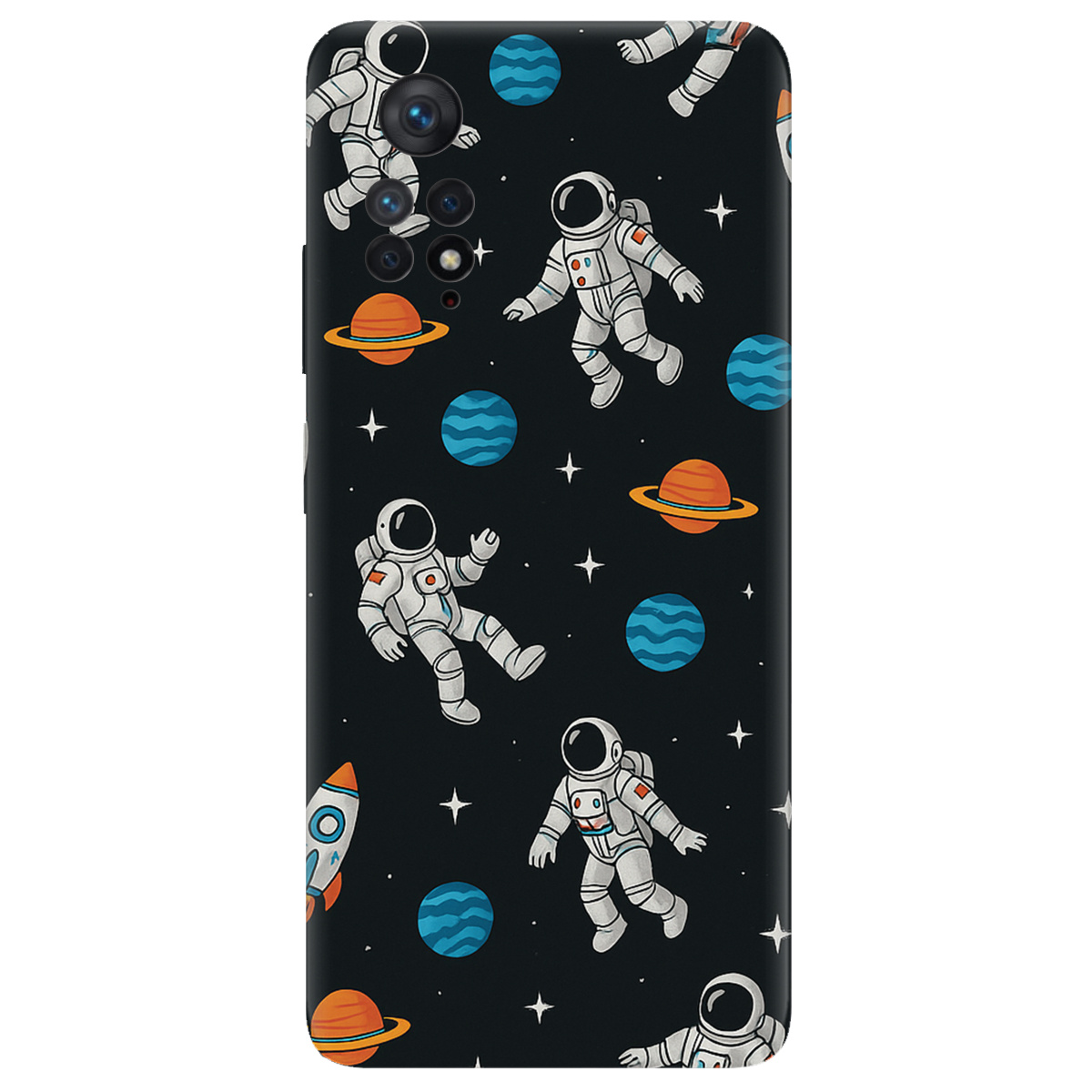 Чохол для Xiaomi Redmi Note 11 Pro прозорий Космічний вайб - фото 1 - Чохли для телефонів