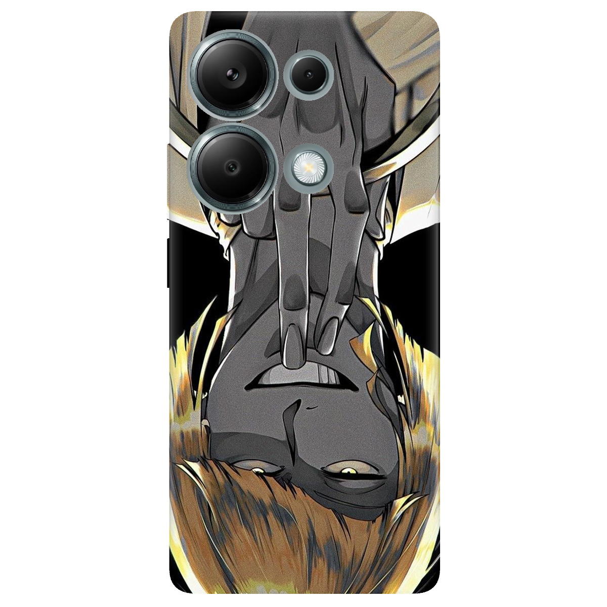 Чехол для Xiaomi Redmi Note 13 Pro 4G прозрачный Шинджи Bleach - фото 1 - Чехлы для телефонов