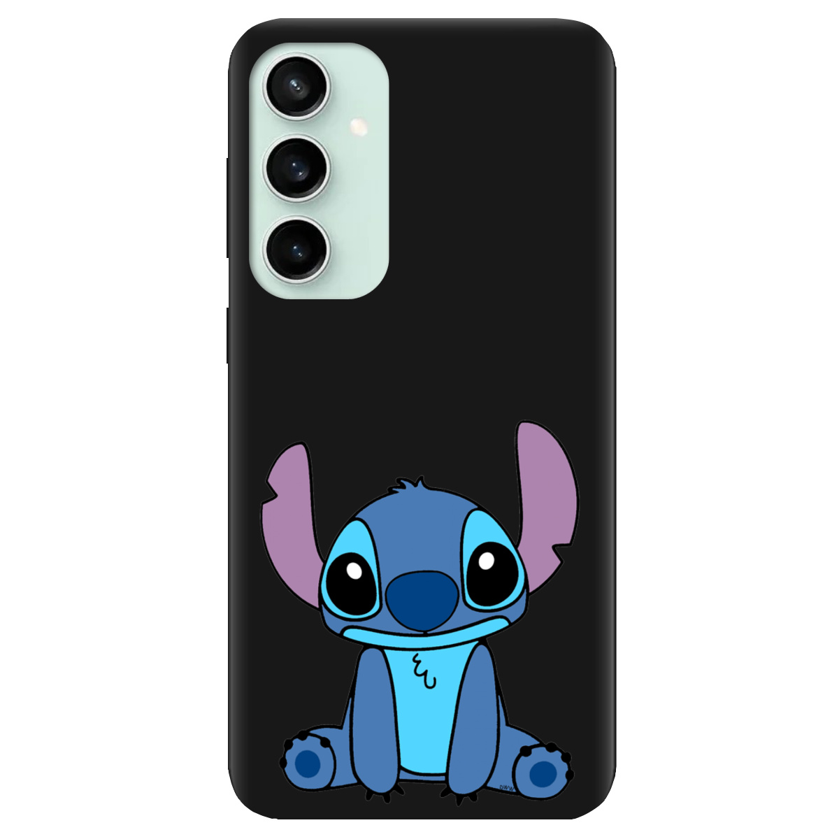 Чохол для Samsung Galaxy S23 FE чорний матовий soft touch Стіч - фото 1 - Чохли для телефонів