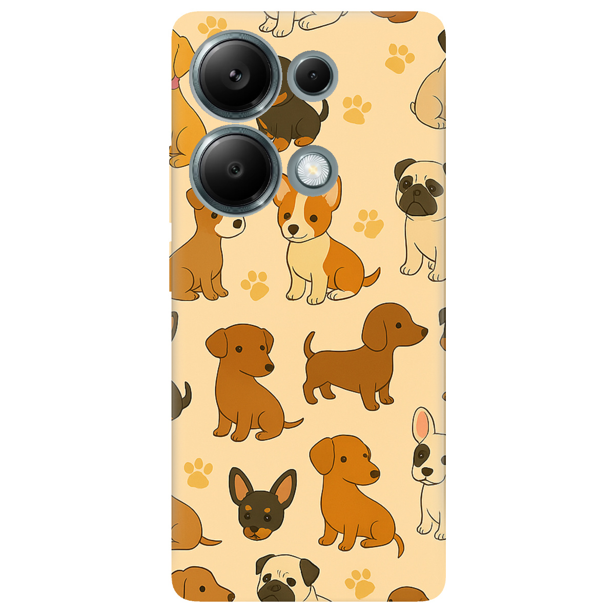 Чехол для Xiaomi Redmi Note 13 Pro 4G прозрачный Наши друзья - фото 1 - Чехлы для телефонов