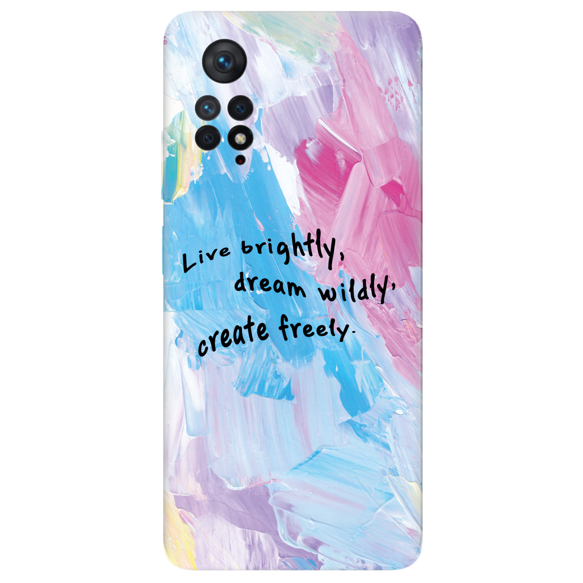 Чохол для Xiaomi Redmi Note 11 Pro прозорий Живи яскраво - фото 1 - Чохли для телефонів