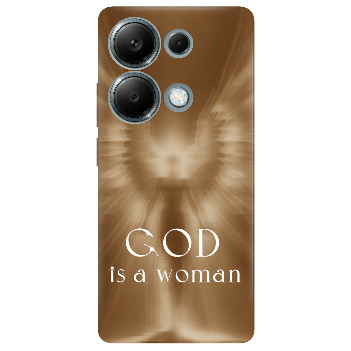 Чехол для Xiaomi Redmi Note 13 Pro 4G прозрачный Woman - фото 1 - Чехлы для телефонов