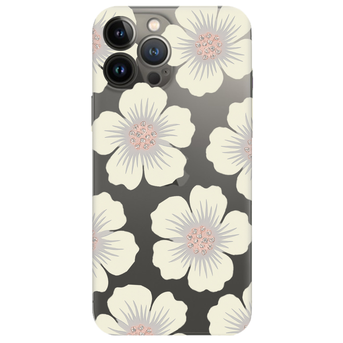 Чехол для Apple iPhone 13 Pro прозрачный Белая красота - фото 1 - Чехлы для телефонов