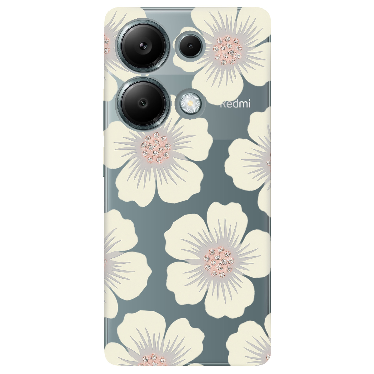 Чохол для Xiaomi Redmi Note 13 Pro 4G прозорий Біла краса - фото 1 - Чохли для телефонів