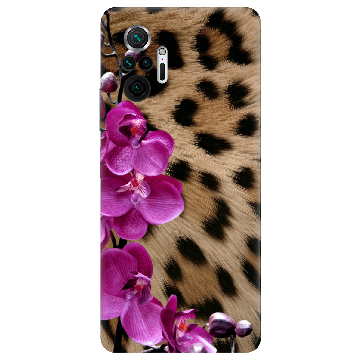 Чохол для Xiaomi Redmi Note 10 Pro прозорий Дика орхідея - фото 1 - Чохли для телефонів