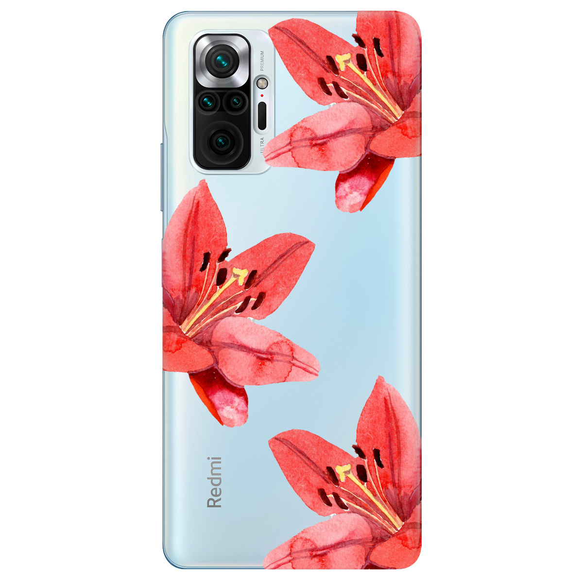 Чехол для Xiaomi Redmi Note 10 Pro прозрачный Волшебное цветение - фото 1 - Чехлы для телефонов