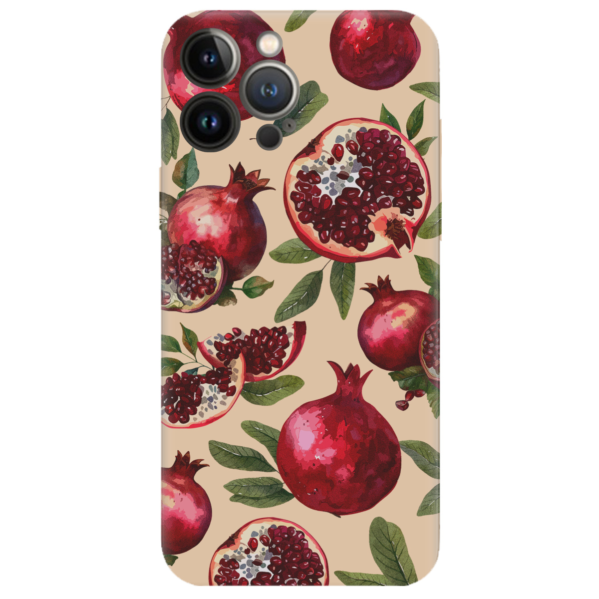 Чохол для Apple iPhone 13 Pro прозорий Гранатова пристрасть - фото 1 - Чохли для телефонів