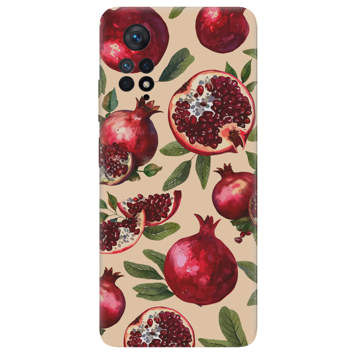 Чохол для Xiaomi Redmi Note 11 Pro прозорий Гранатова пристрасть - фото 1 - Чохли для телефонів