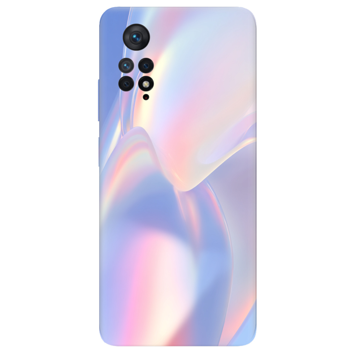 Чехол для Xiaomi Redmi Note 11 Pro прозрачный Перламутровая волна - фото 1 - Чехлы для телефонов