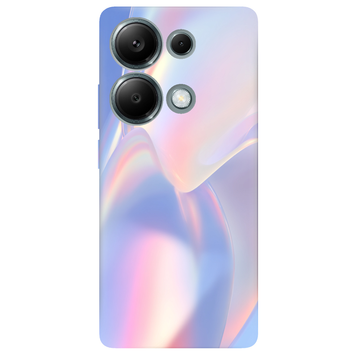 Чохол для Xiaomi Redmi Note 13 Pro 4G прозорий Перламутрова хвиля - фото 1 - Чохли для телефонів