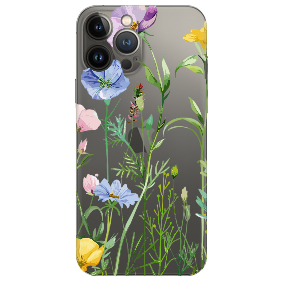 Чехол для Apple iPhone 13 Pro прозрачный Луговий шепіт - фото 1 - Чехлы для телефонов