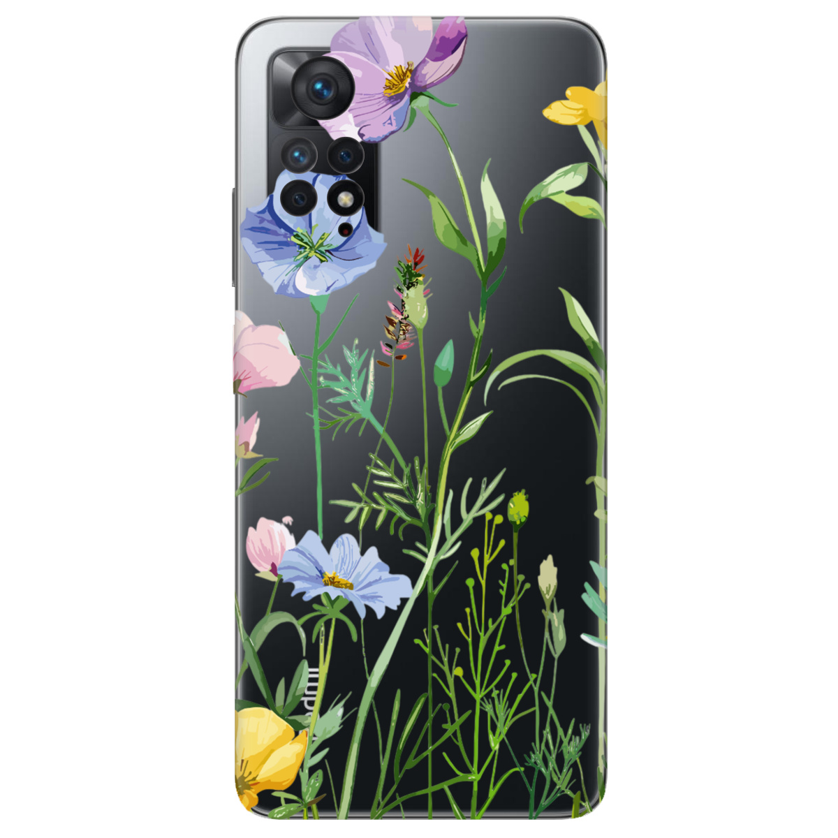 Чехол для Xiaomi Redmi Note 11 Pro прозрачный Луговий шепіт - фото 1 - Чехлы для телефонов