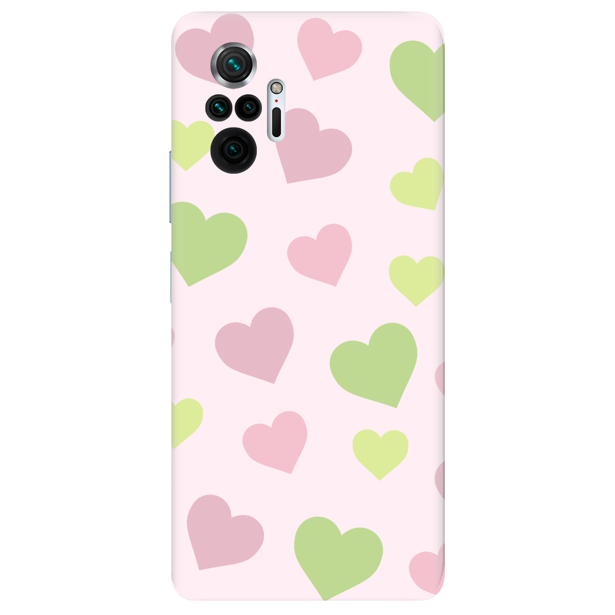 Чехол для Xiaomi Redmi Note 10 Pro прозрачный Нежная любовь - фото 1 - Чехлы для телефонов
