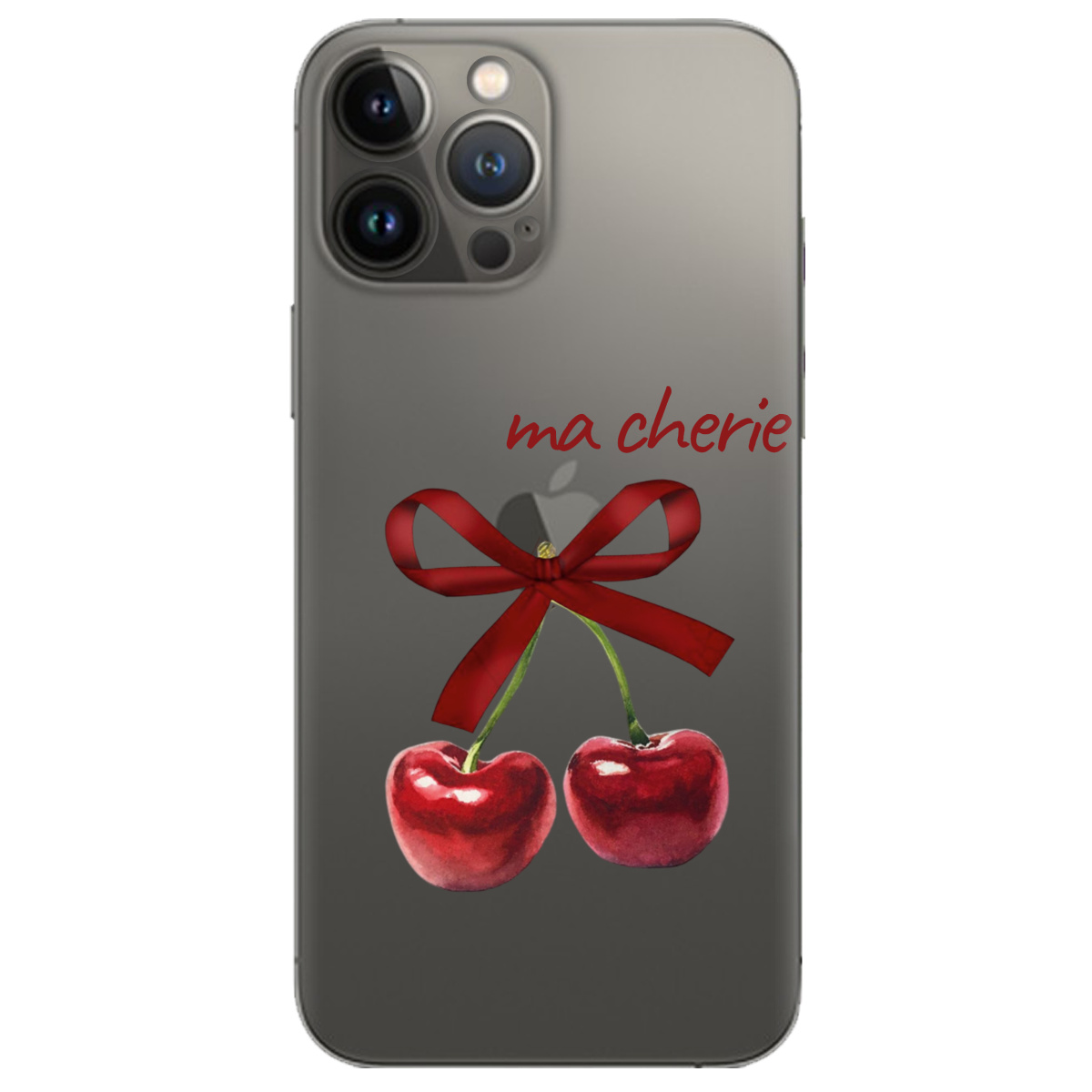 Чохол для Apple iPhone 13 Pro прозорий Ma cherie - фото 1 - Чохли для телефонів