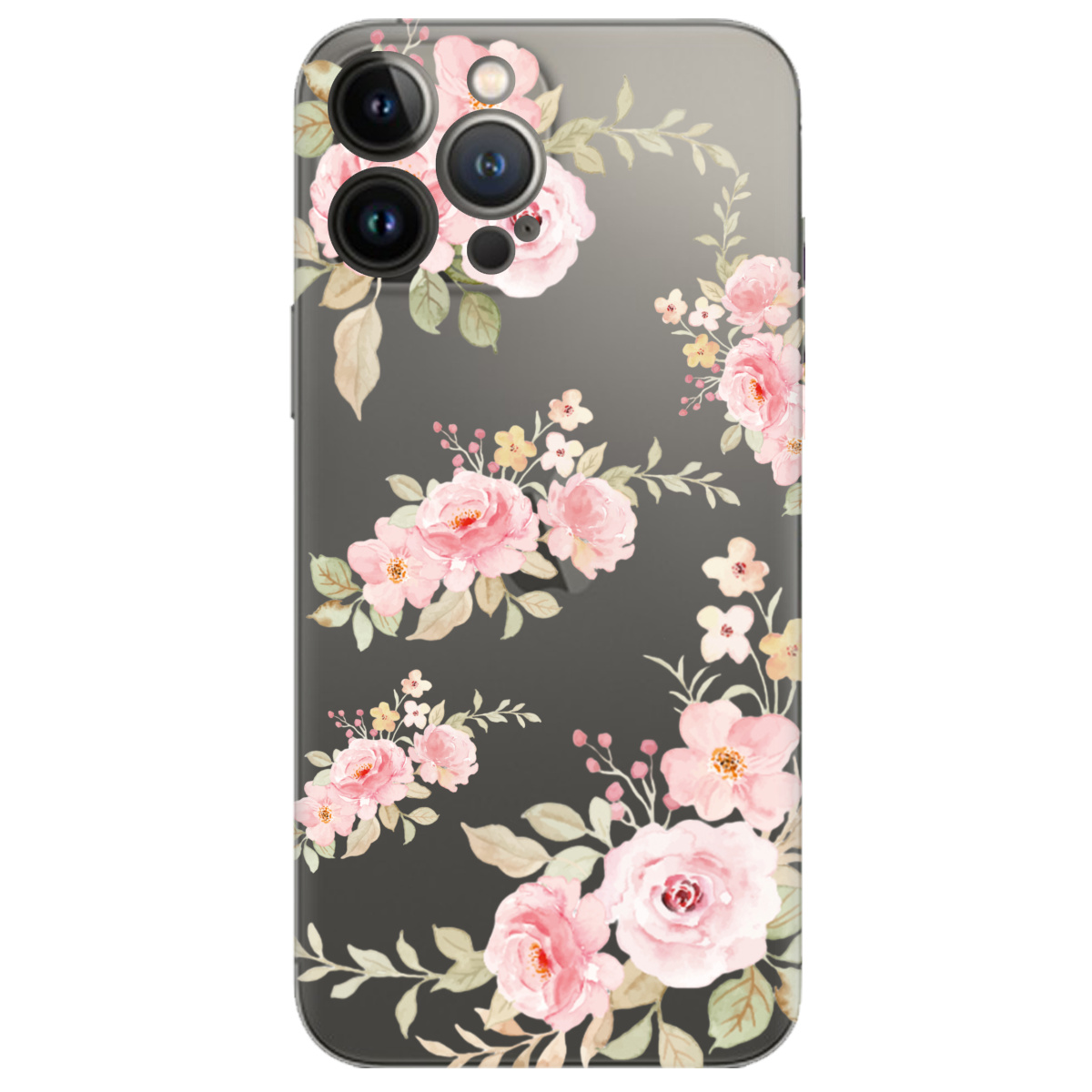 Чехол для Apple iPhone 13 Pro прозрачный Аромат нежности - фото 1 - Чехлы для телефонов