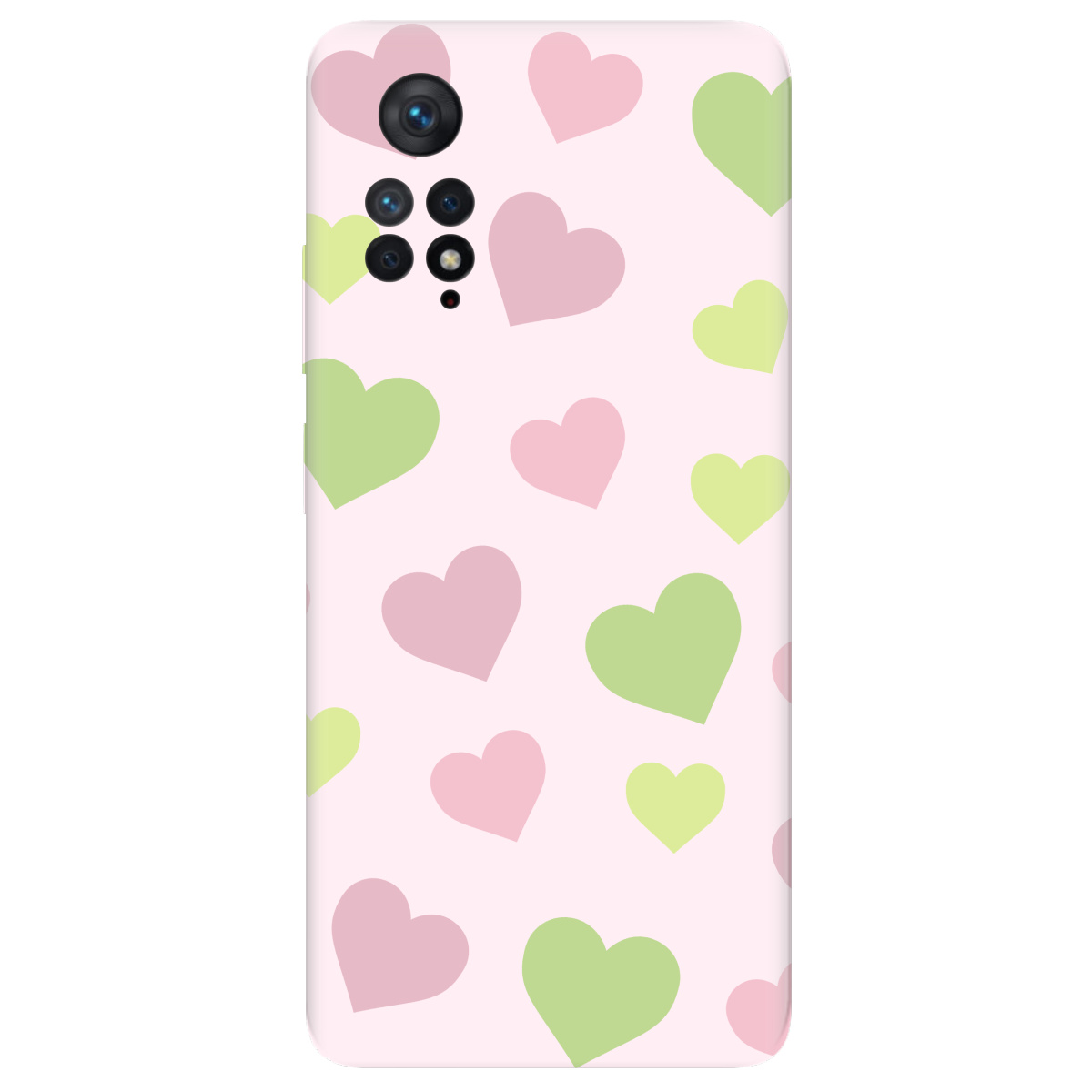 Чехол для Xiaomi Redmi Note 11 Pro прозрачный Нежная любовь - фото 1 - Чехлы для телефонов