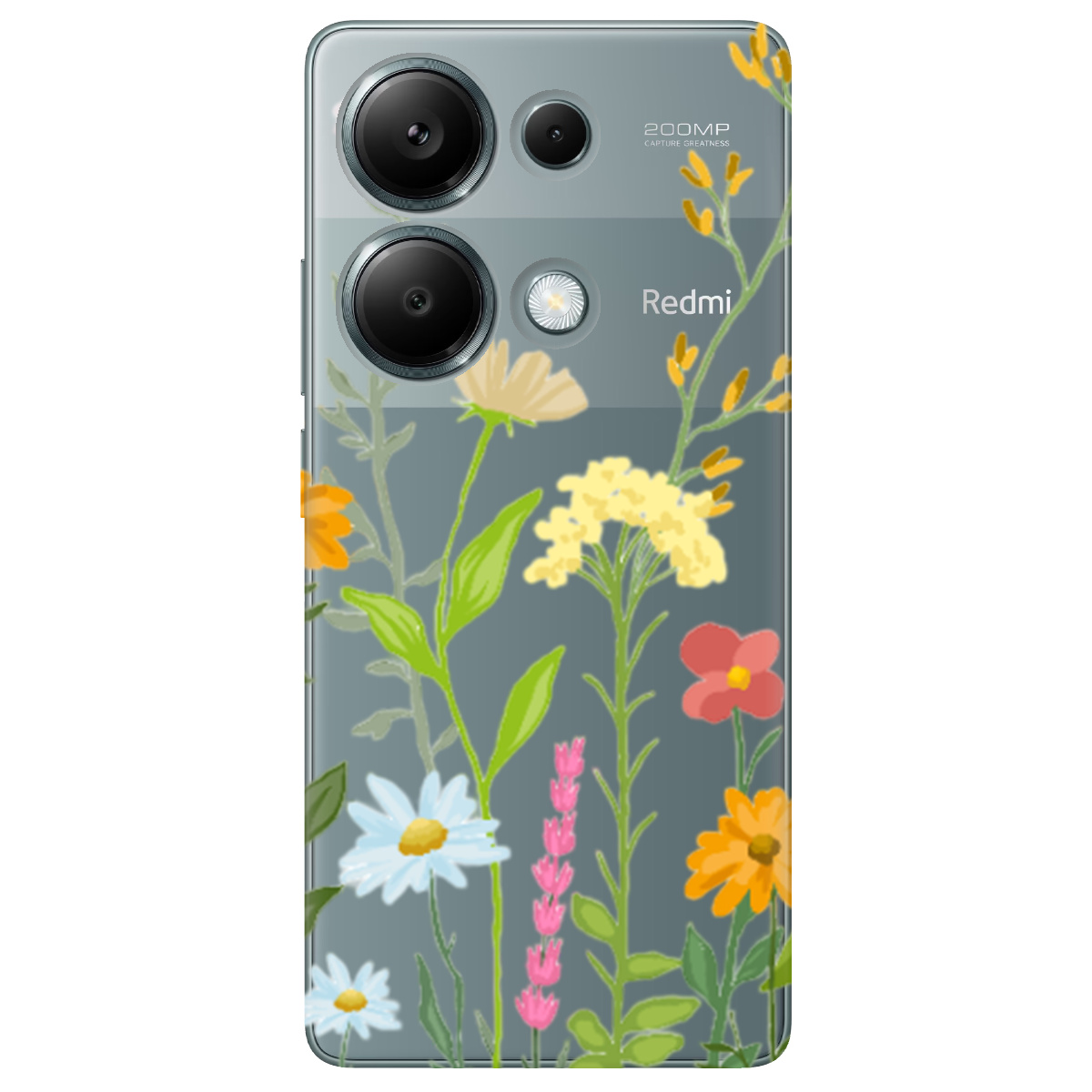 Чохол для Xiaomi Redmi Note 13 Pro 4G прозорий Спокій поля - фото 1 - Чохли для телефонів