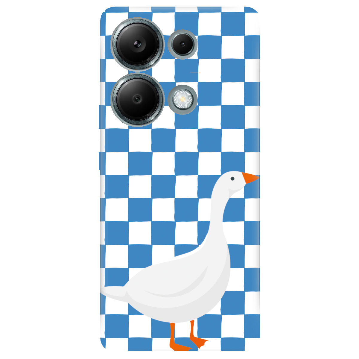 Чехол для Xiaomi Redmi Note 13 Pro 4G прозрачный Гусь - фото 1 - Чехлы для телефонов