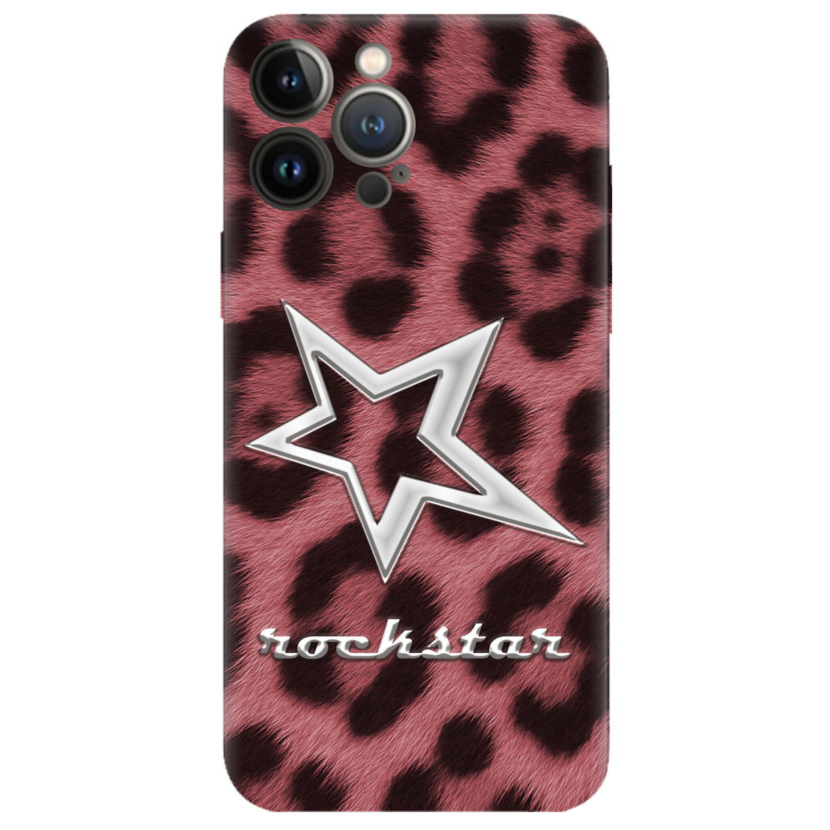 Чехол для Apple iPhone 13 Pro прозрачный Rockstar - фото 1 - Чехлы для телефонов