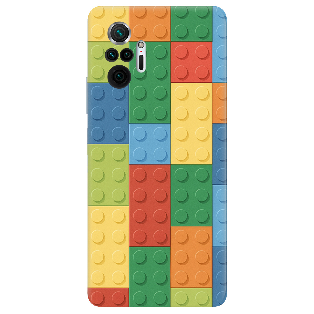 Чехол для Xiaomi Redmi Note 10 Pro прозрачный Lego - фото 1 - Чехлы для телефонов