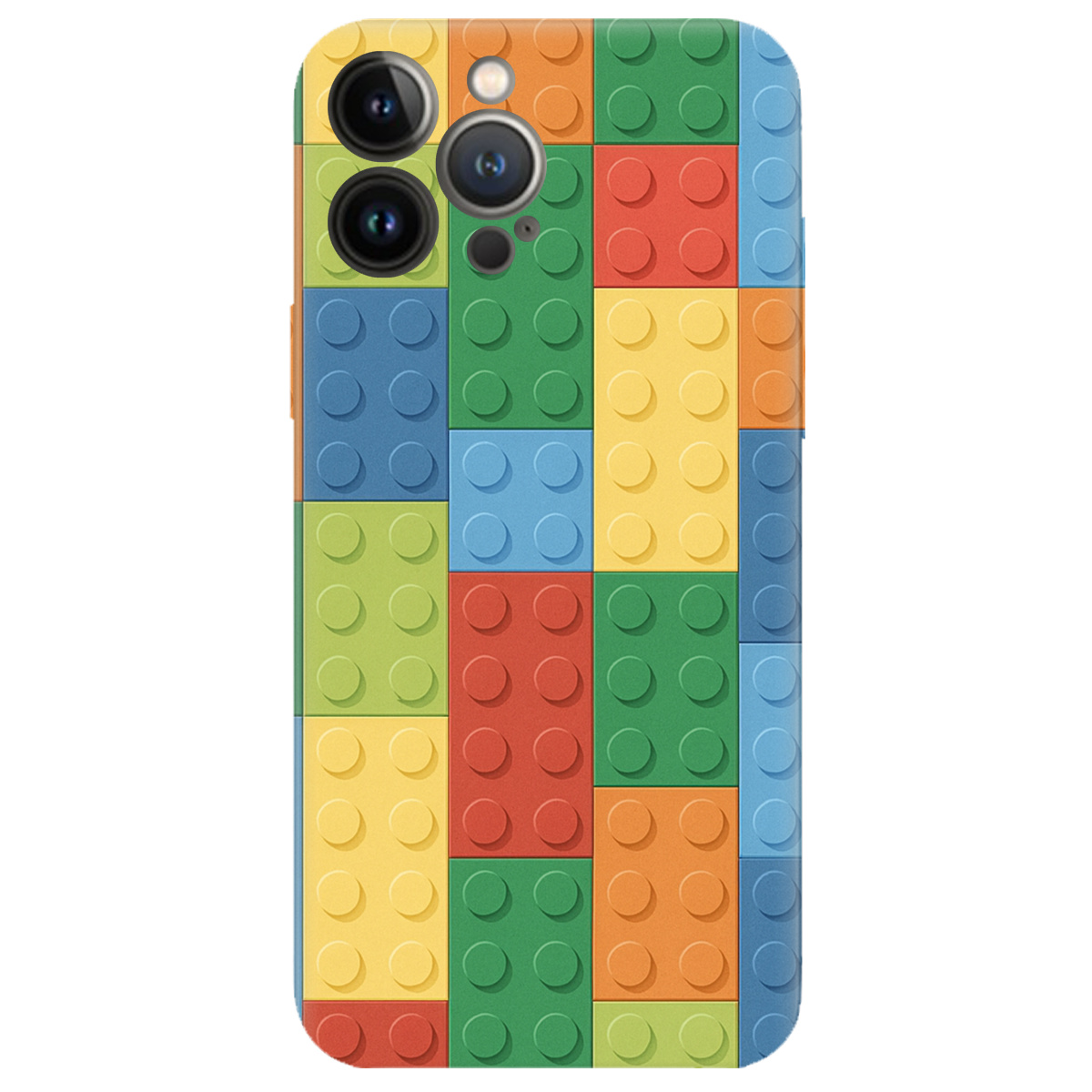 Чехол для Apple iPhone 13 Pro прозрачный Lego - фото 1 - Чехлы для телефонов