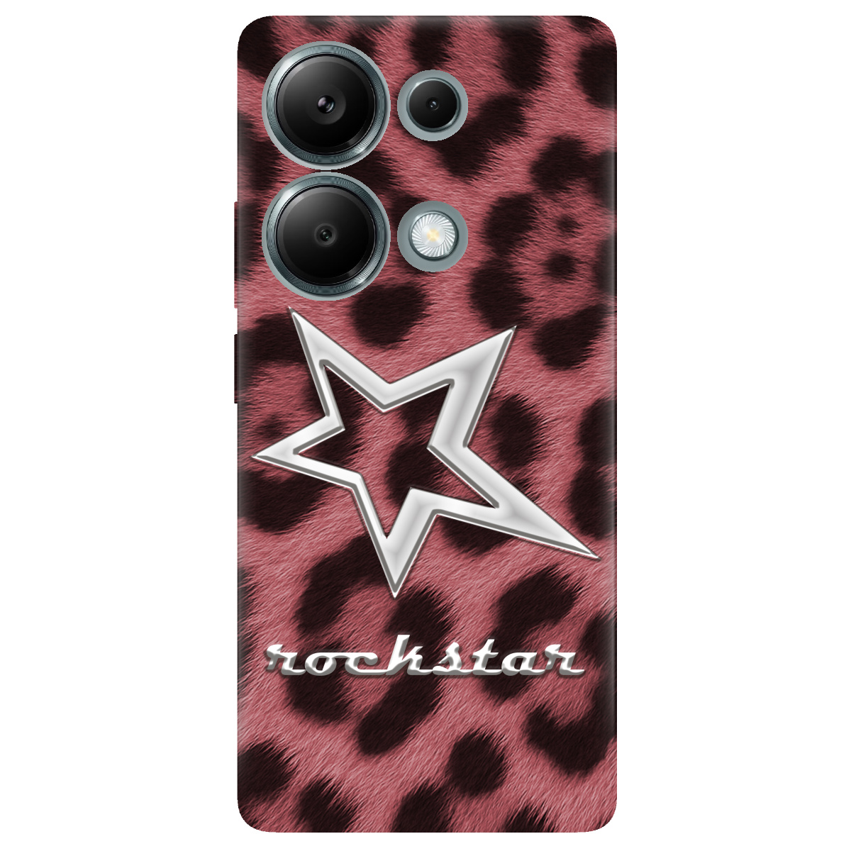 Чохол для Xiaomi Redmi Note 13 Pro 4G прозорий Rockstar - фото 1 - Чохли для телефонів