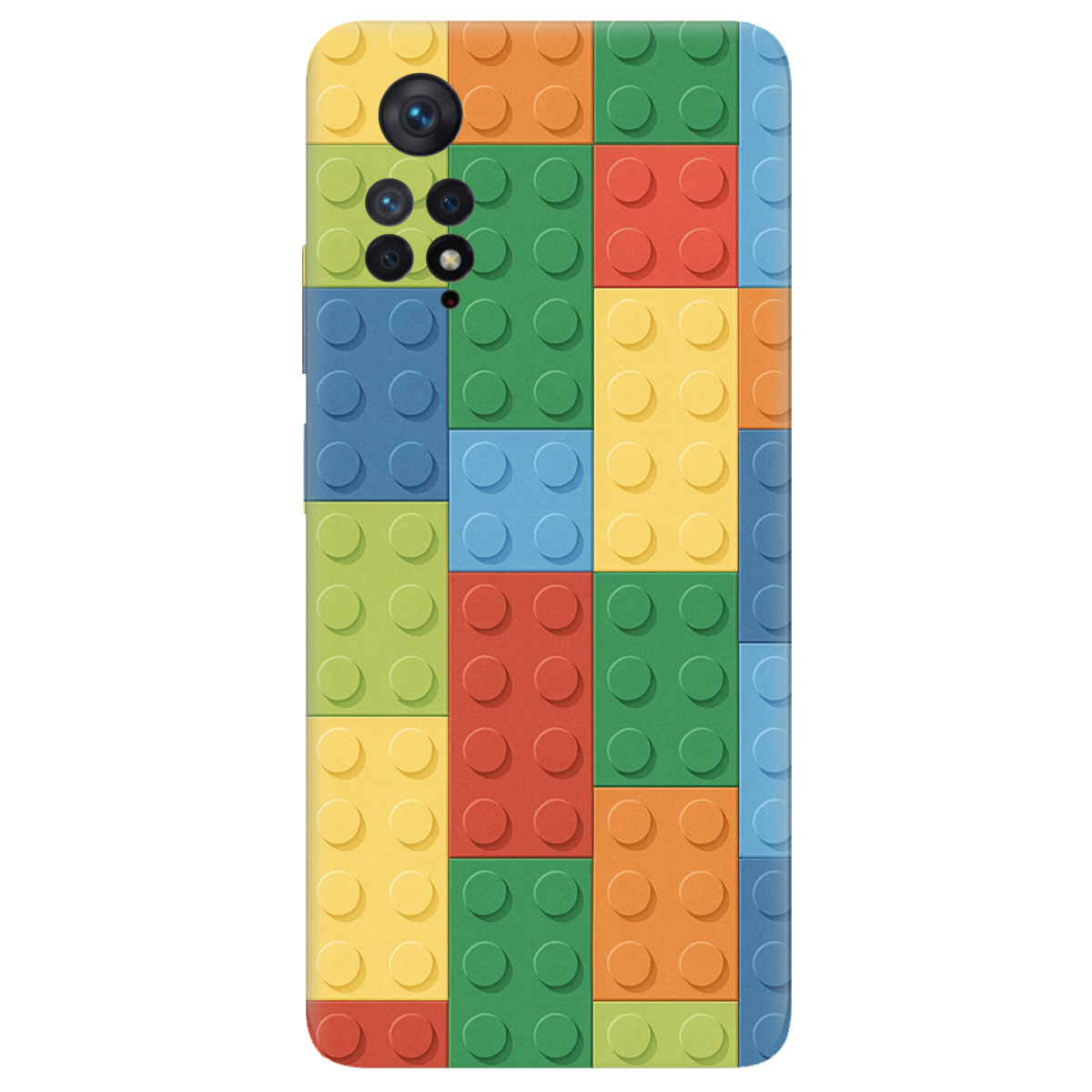 Чехол для Xiaomi Redmi Note 11 Pro прозрачный Lego - фото 1 - Чехлы для телефонов