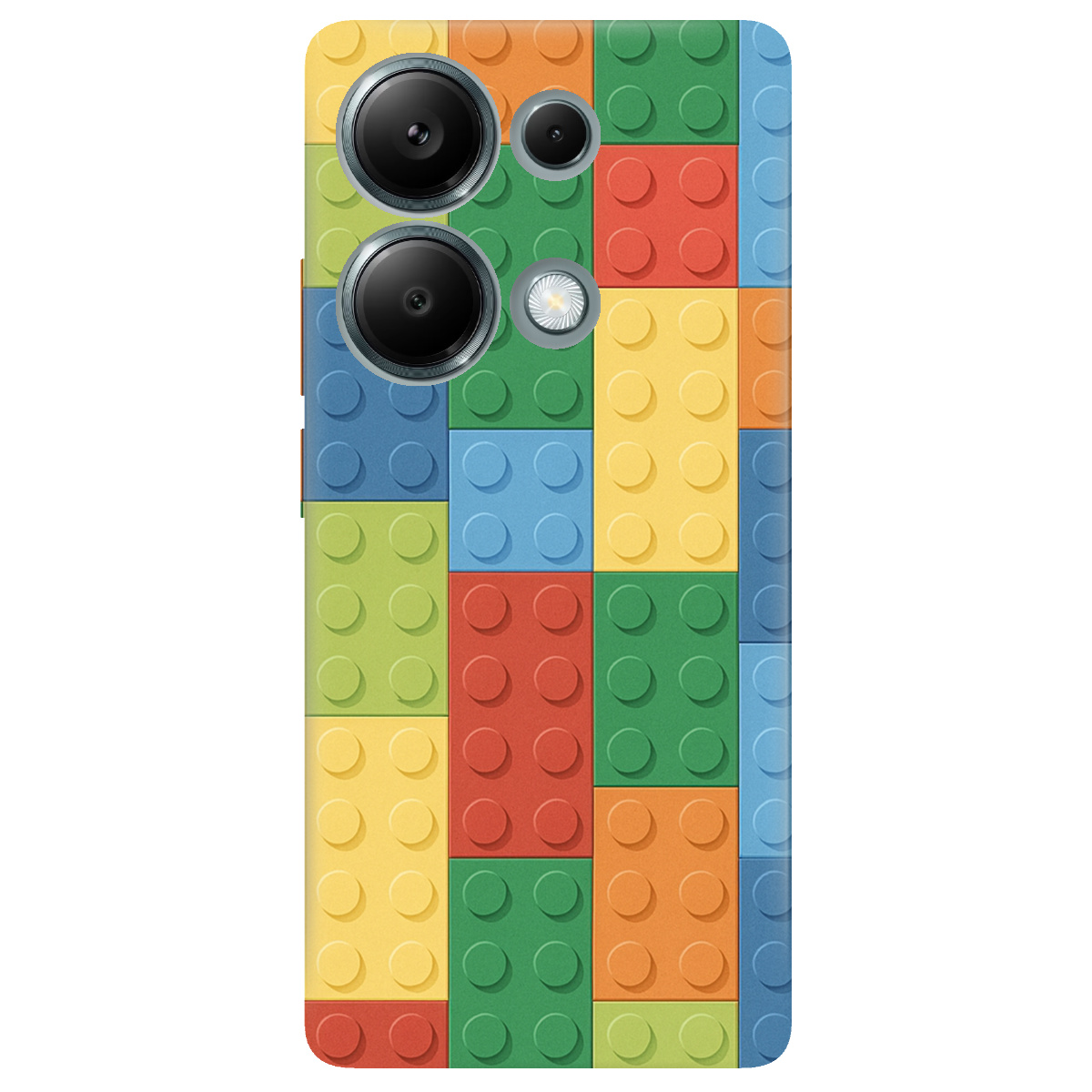 Чохол для Xiaomi Redmi Note 13 Pro 4G прозорий Lego - фото 1 - Чохли для телефонів