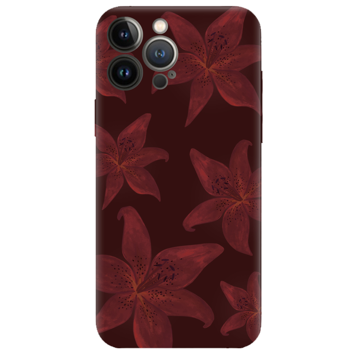 Чохол для Apple iPhone 13 Pro прозорий Шепіт лілій - фото 1 - Чохли для телефонів