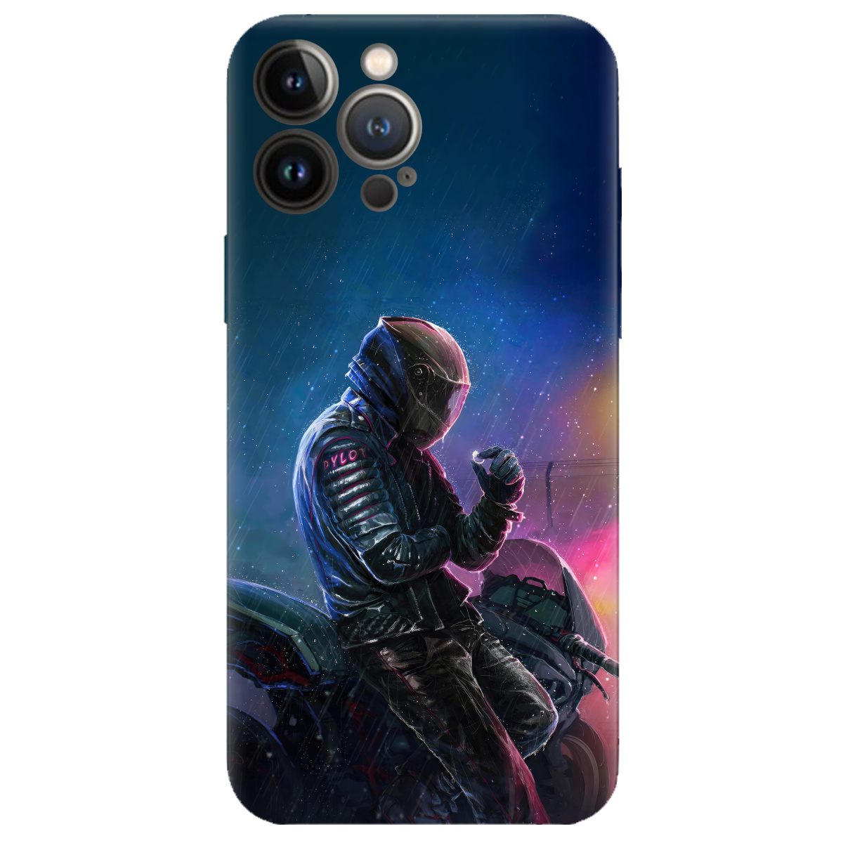 Чохол для Apple iPhone 13 Pro прозорий Душа байкера - фото 1 - Чохли для телефонів