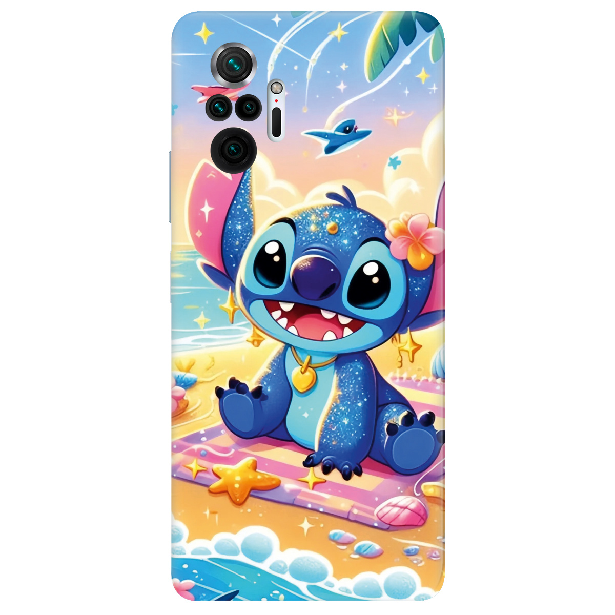 Чехол для Xiaomi Redmi Note 10 Pro прозрачный Тропический озорник - фото 1 - Чехлы для телефонов