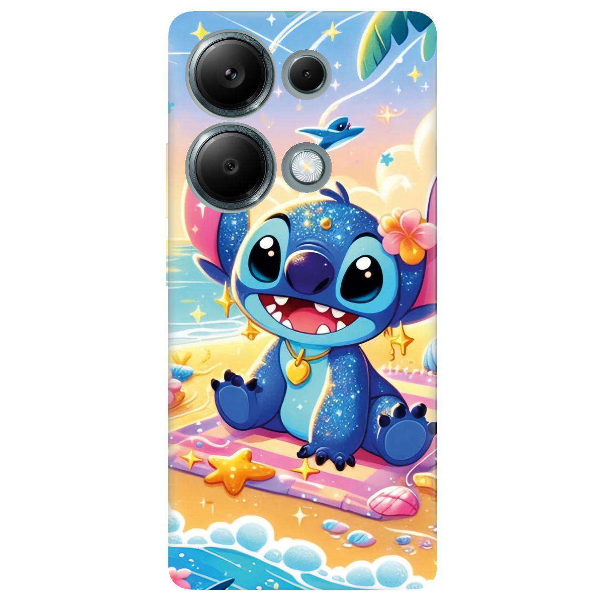 Чехол для Xiaomi Redmi Note 13 Pro 4G прозрачный Тропический озорник - фото 1 - Чехлы для телефонов