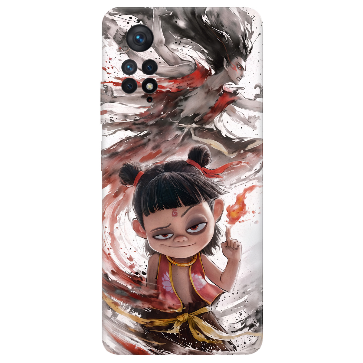 Чехол для Xiaomi Redmi Note 11 Pro прозрачный Легенда Нечжа - фото 1 - Чехлы для телефонов