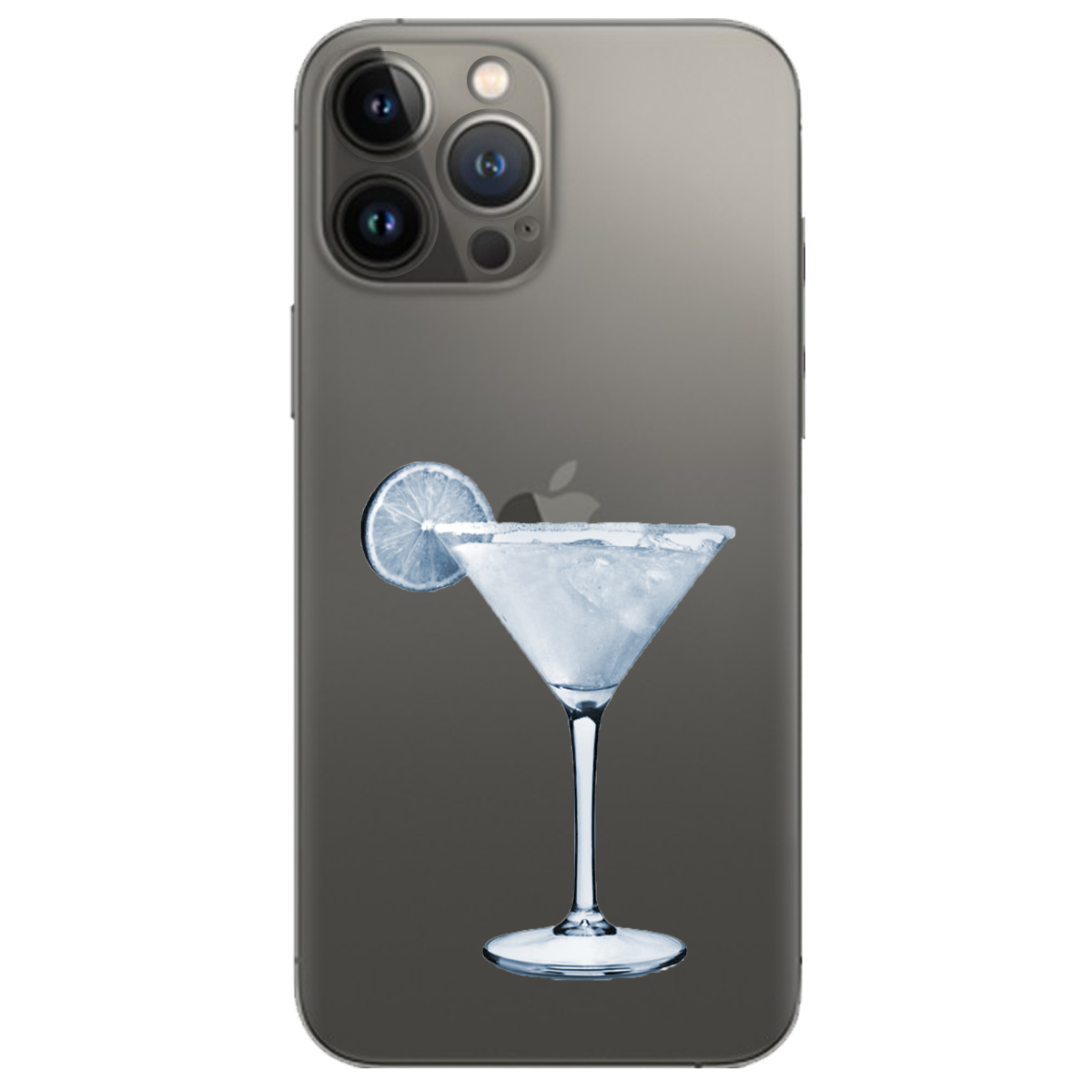 Чохол для Apple iPhone 13 Pro прозорий Martini - фото 1 - Чохли для телефонів