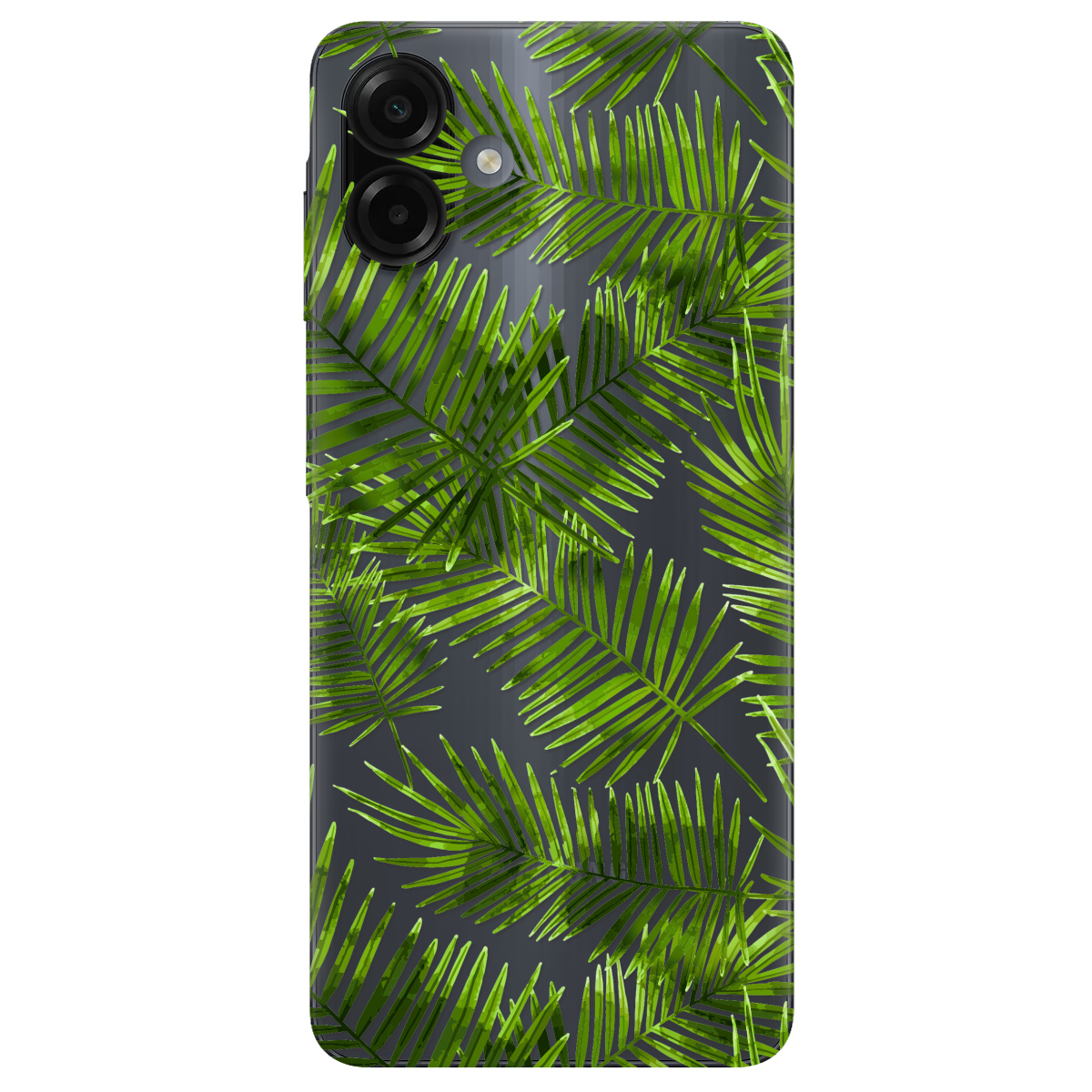 Чехол для Samsung Galaxy A07 прозрачный Palm - фото 1 - Чехлы для телефонов