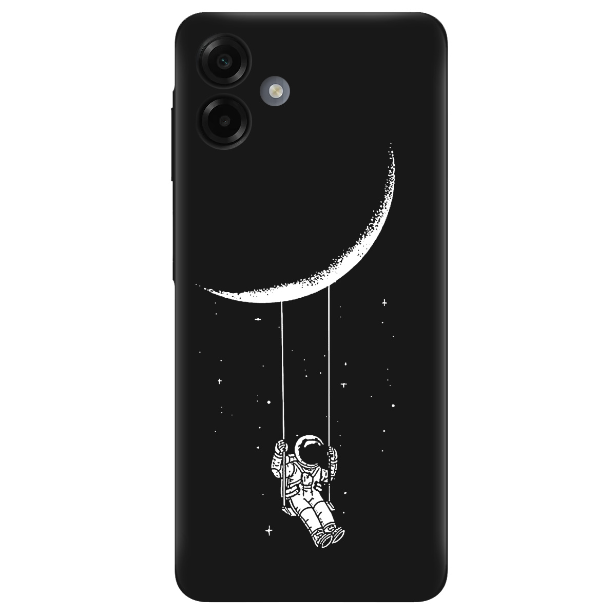 Чехол для Samsung Galaxy A07 черный матовый soft touch Swing - фото 1 - Чехлы для телефонов