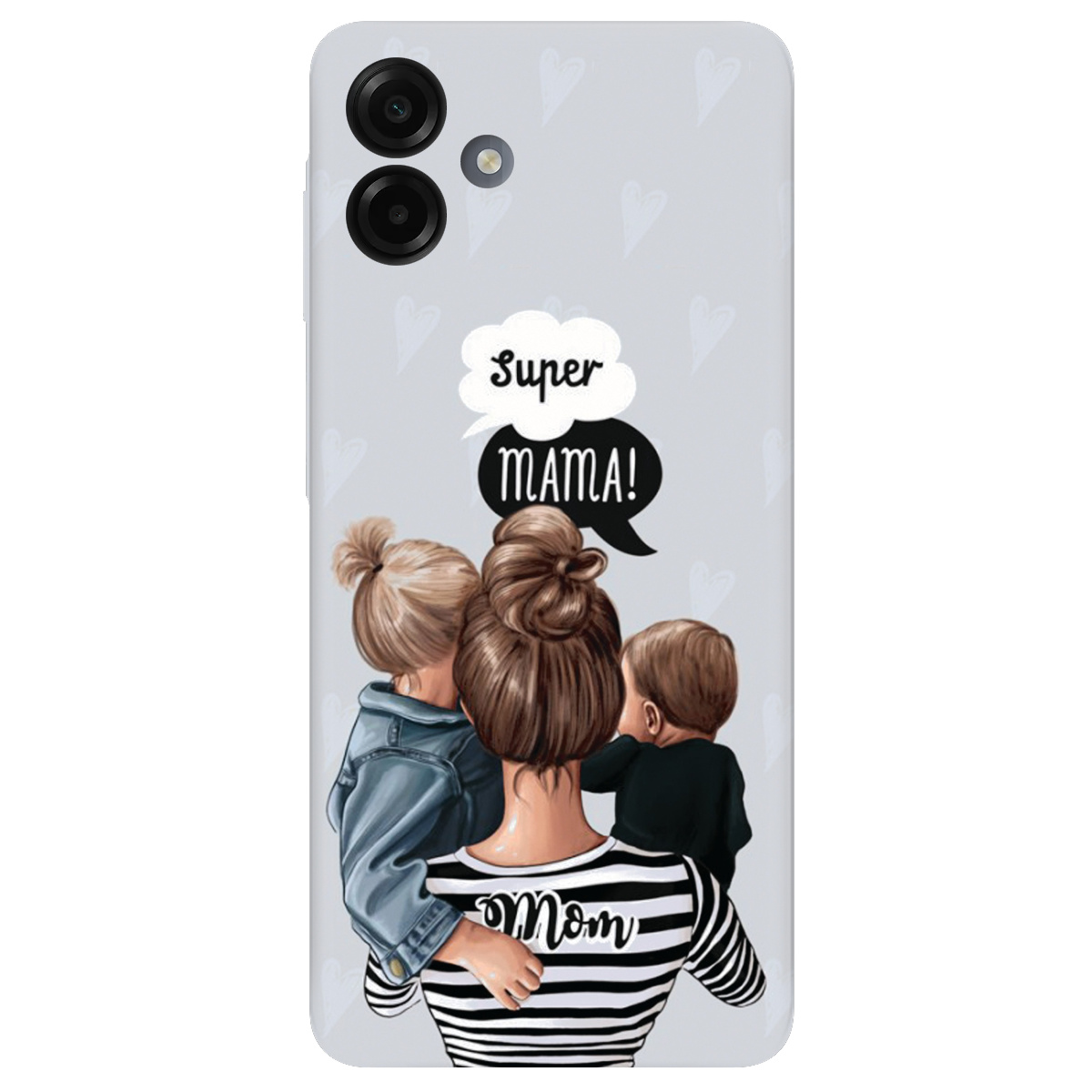 Чохол для Samsung Galaxy A07 прозорий Super Mama - фото 1 - Чохли для телефонів