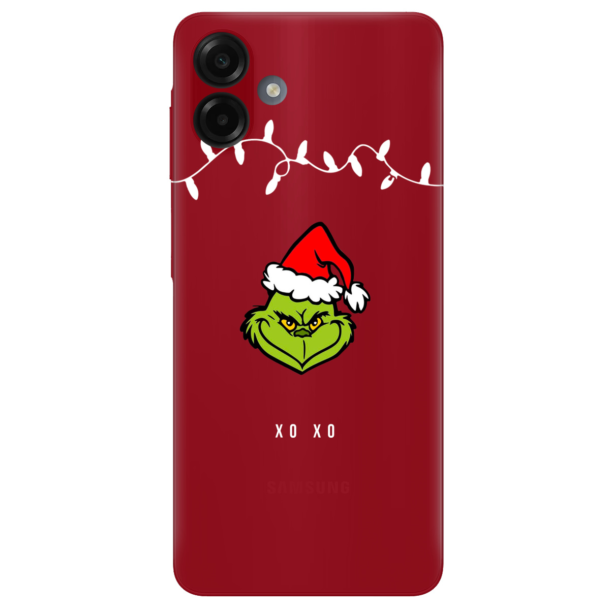 Чохол для Samsung Galaxy A07 прозорий Grinch xo xo - фото 1 - Чохли для телефонів