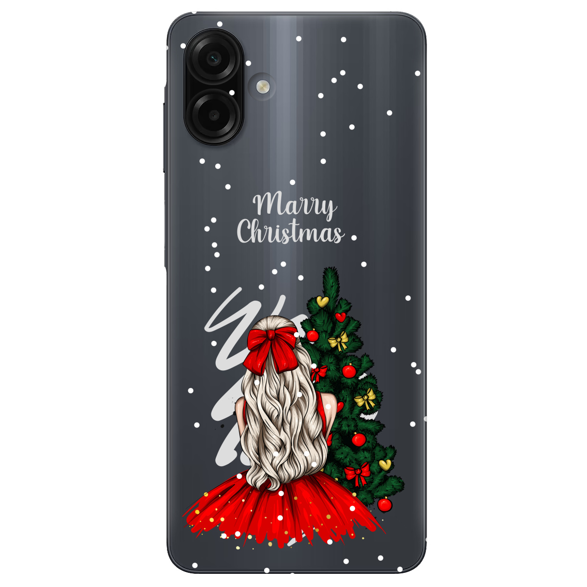 Чохол для Samsung Galaxy A07 прозорий Beautiful christmas - фото 1 - Чохли для телефонів