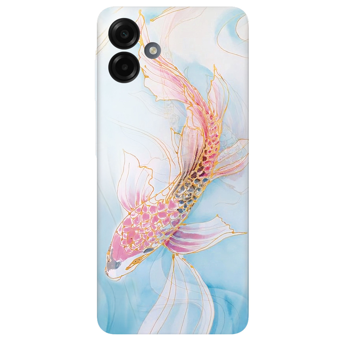 Чехол для Samsung Galaxy A07 прозрачный Art fish - фото 1 - Чехлы для телефонов