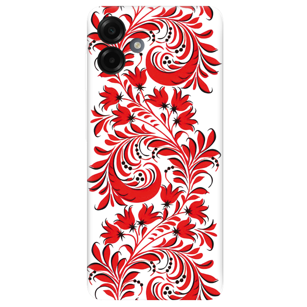 Чохол для Samsung Galaxy A07 прозорий Love Ukraine ornament - фото 1 - Чохли для телефонів