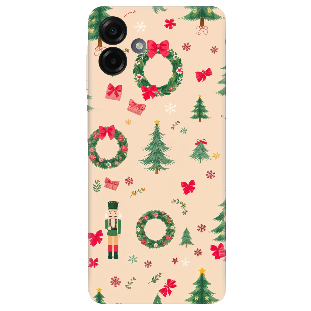 Чехол для Samsung Galaxy A07 прозрачный Christmas Traditions - фото 1 - Чехлы для телефонов