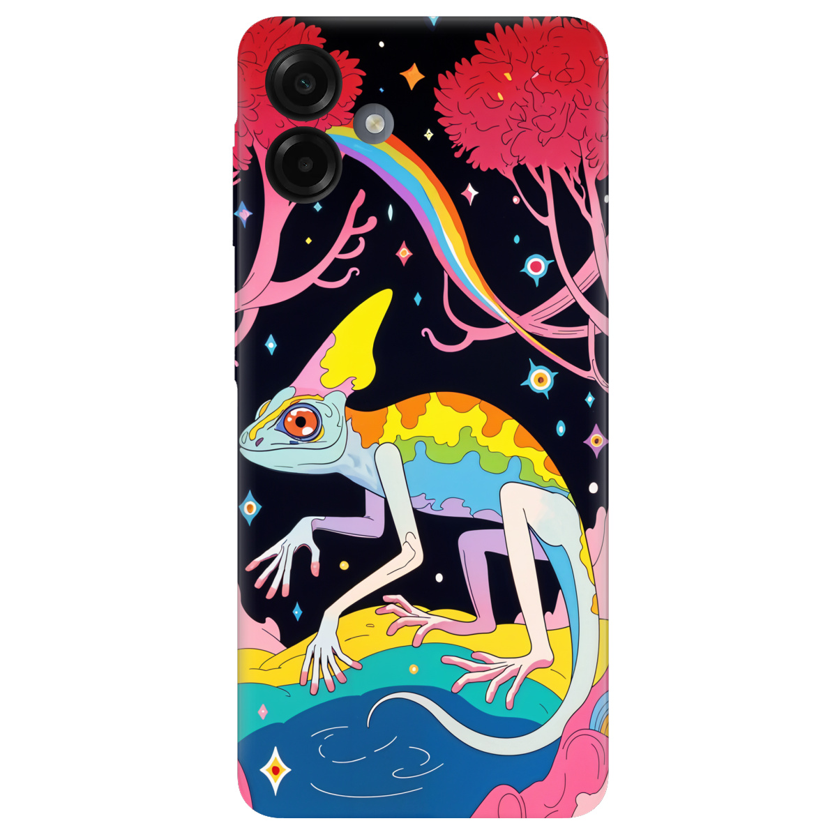 Чохол для Samsung Galaxy A07 прозорий Cosmic Chameleon - фото 1 - Чохли для телефонів