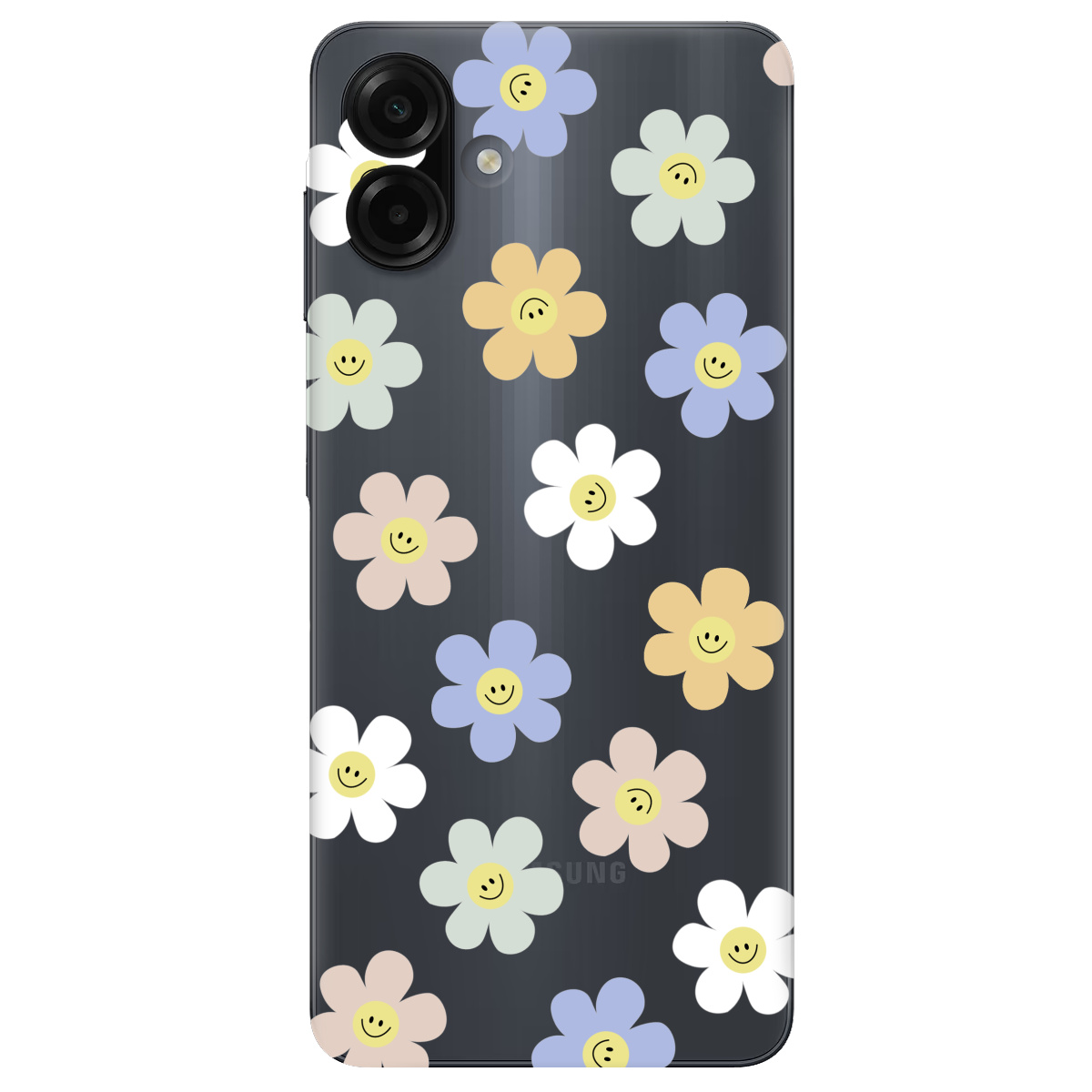 Чехол для Samsung Galaxy A07 прозрачный Pastel Garden - фото 1 - Чехлы для телефонов