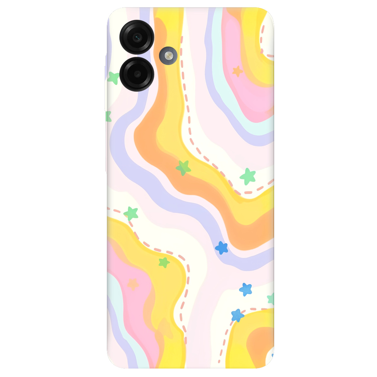 Чохол для Samsung Galaxy A07 прозорий Candy Clouds - фото 1 - Чохли для телефонів