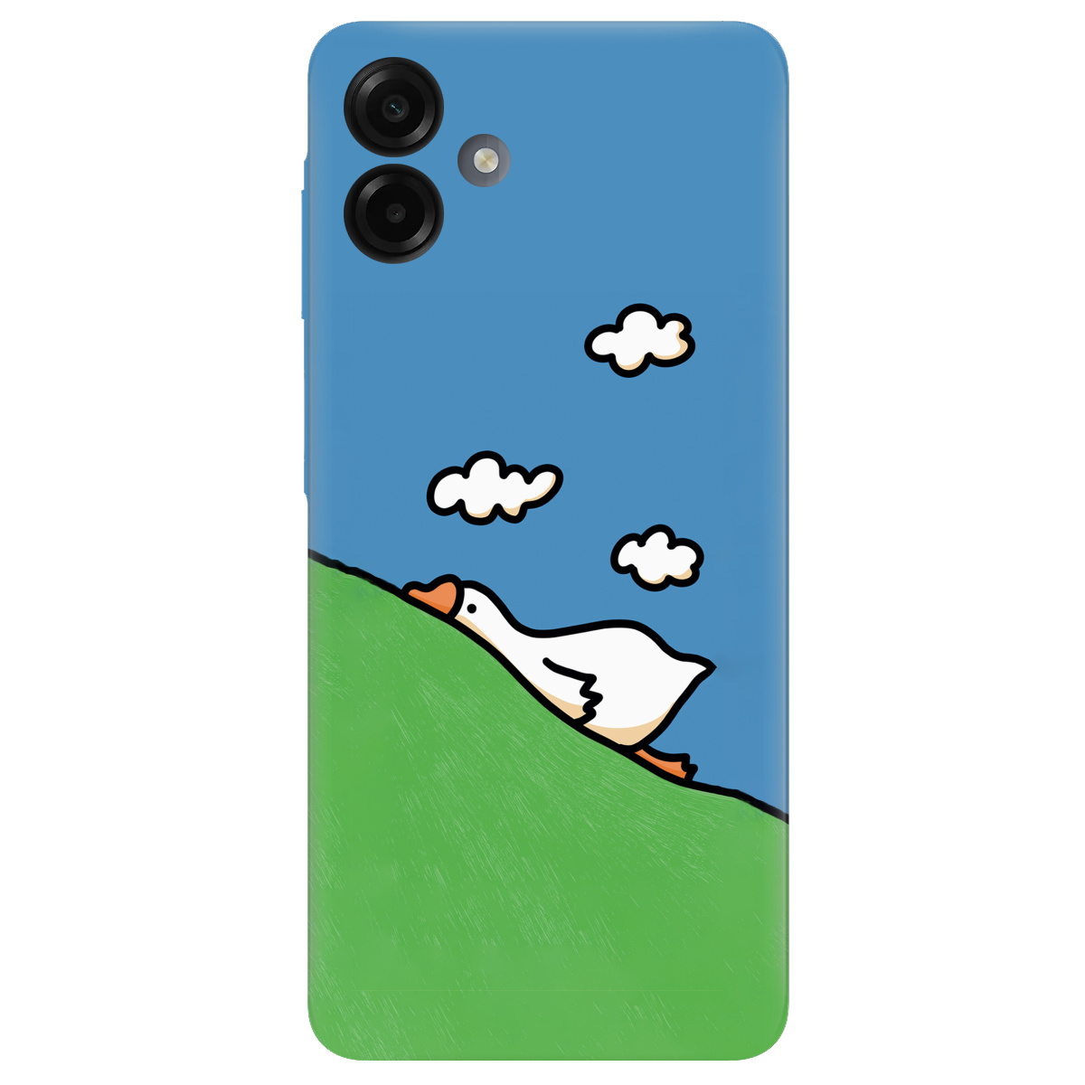 Чохол для Samsung Galaxy A07 прозорий Слизький шлях - фото 1 - Чохли для телефонів