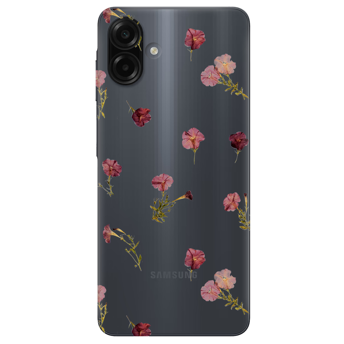 Чохол для Samsung Galaxy A07 прозорий Розсип ніжності - фото 1 - Чохли для телефонів