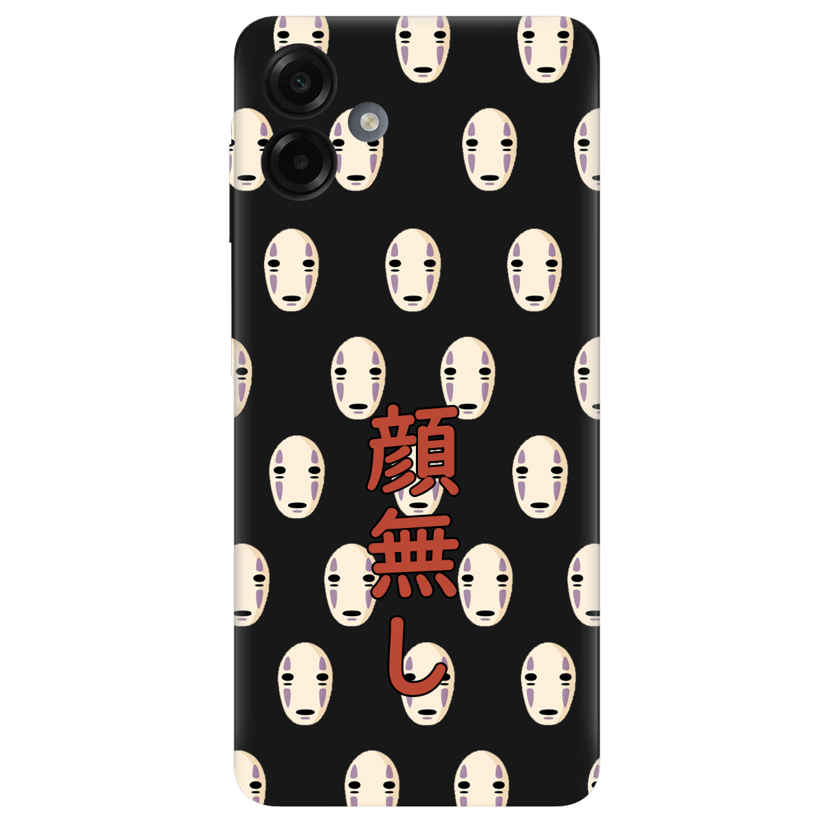 Чохол для Samsung Galaxy A07 чорний матовий soft touch Віднесені привидами - фото 1 - Чохли для телефонів